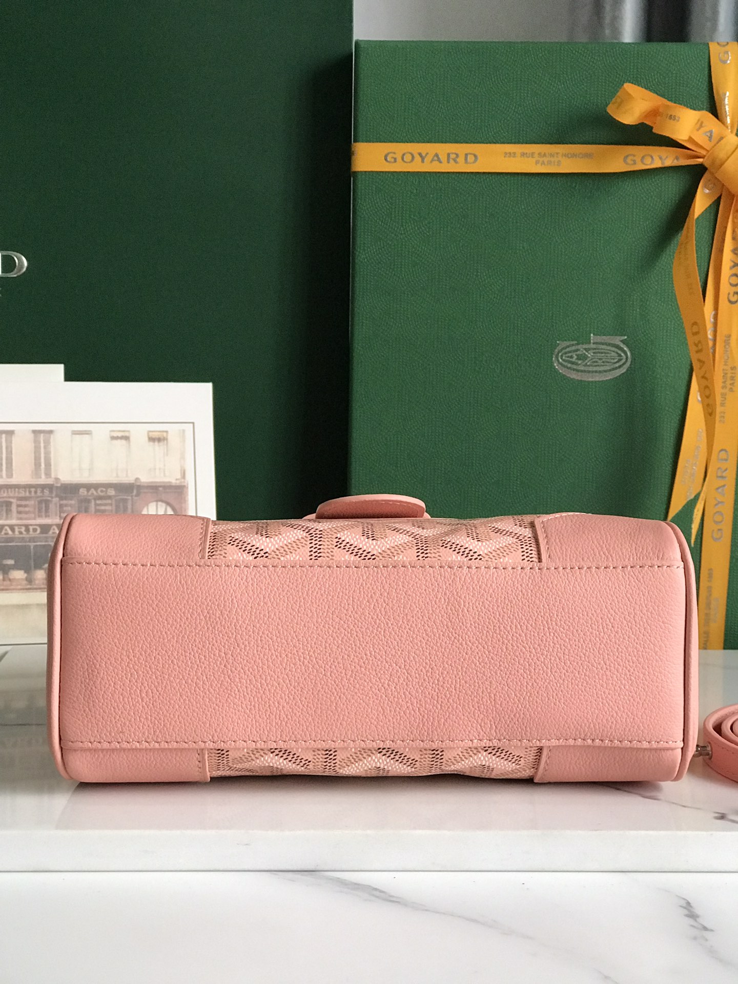 Goyard Saigon Mini Souple Limited Pink Canvas & Calfskin