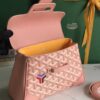 Goyard Saigon Mini Souple Limited Pink Canvas & Calfskin