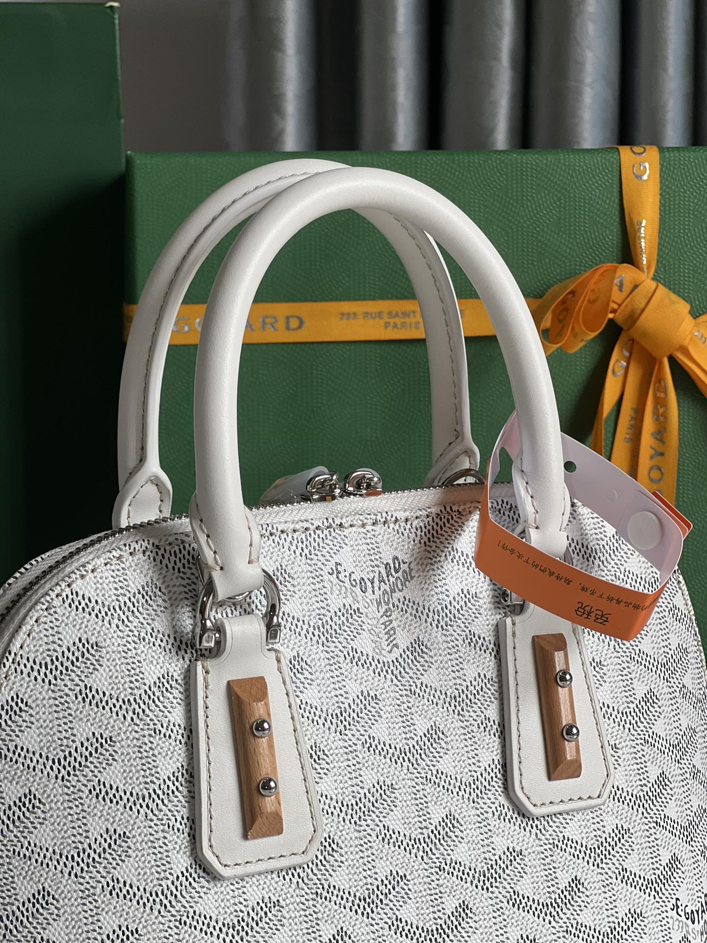Goyard Women Vendôme Mini Bag-White VENDO2MINTY