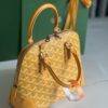 Goyard Yellow Goyardine Coated Canvas and Leather