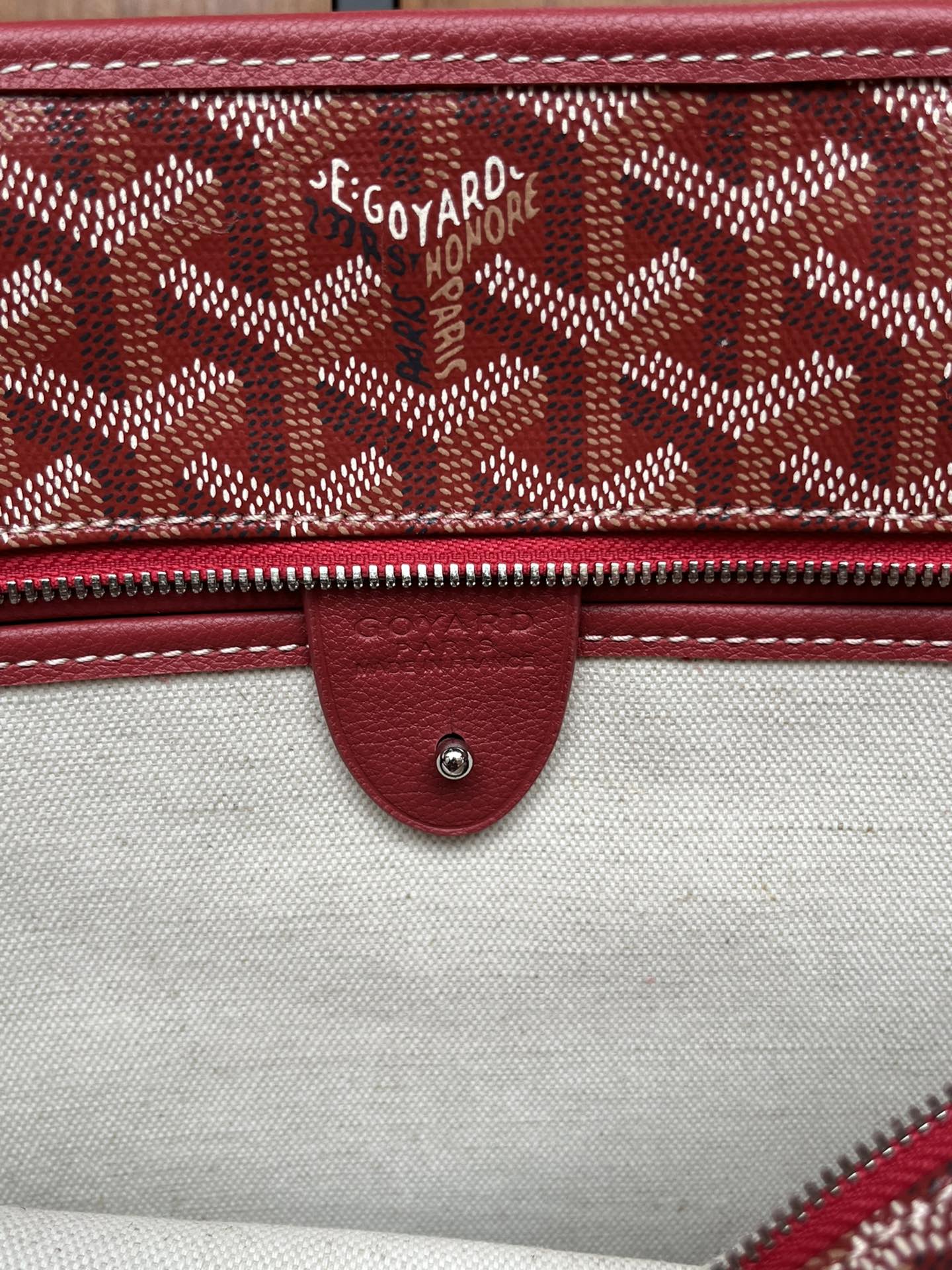 GOYARD Goyardine Artois PM Red 668430 |