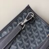 GOYARD Goyardine Calfskin Morvan Document Case gray