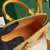 Goyard Yellow Goyardine Coated Canvas and Leather