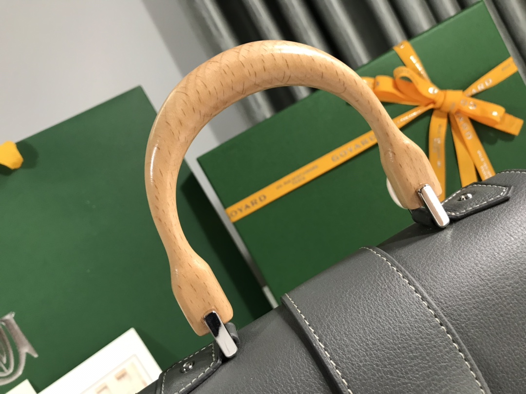 Goyard Saigon Souple Mini Bag Grey Goyardine Canvas