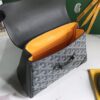 Goyard Saigon Souple Mini Bag Grey Goyardine Canvas