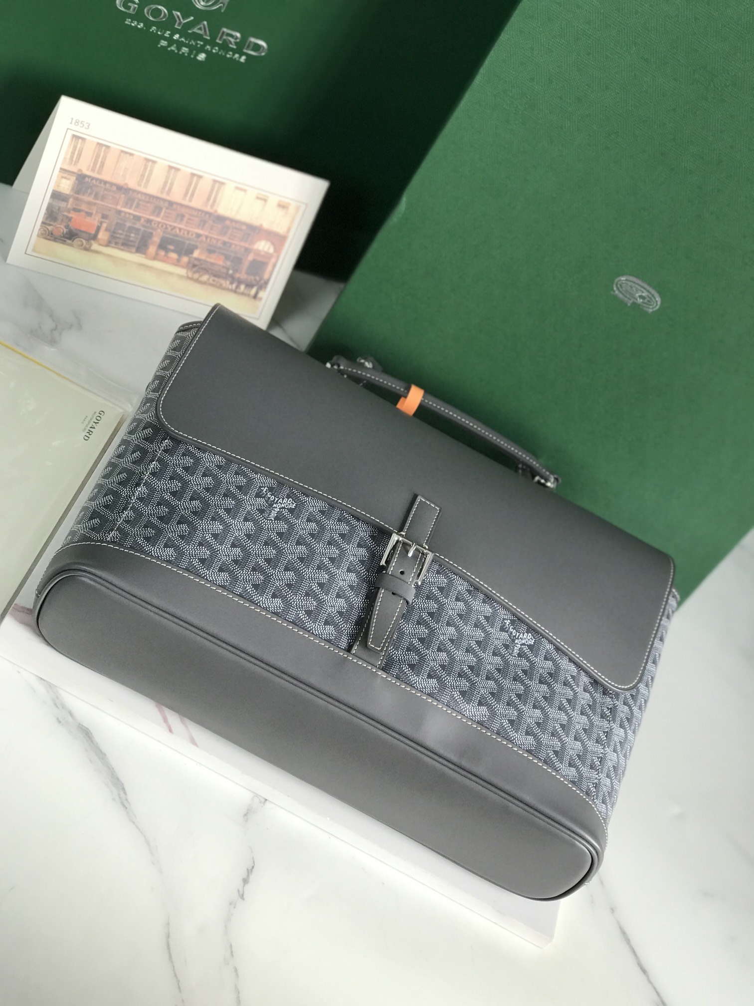 Goyard Pre-Owned 2023 Citadin two-way Bag |black gray