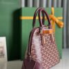 Goyard Vendome Mini Bag with Strap Burgundy