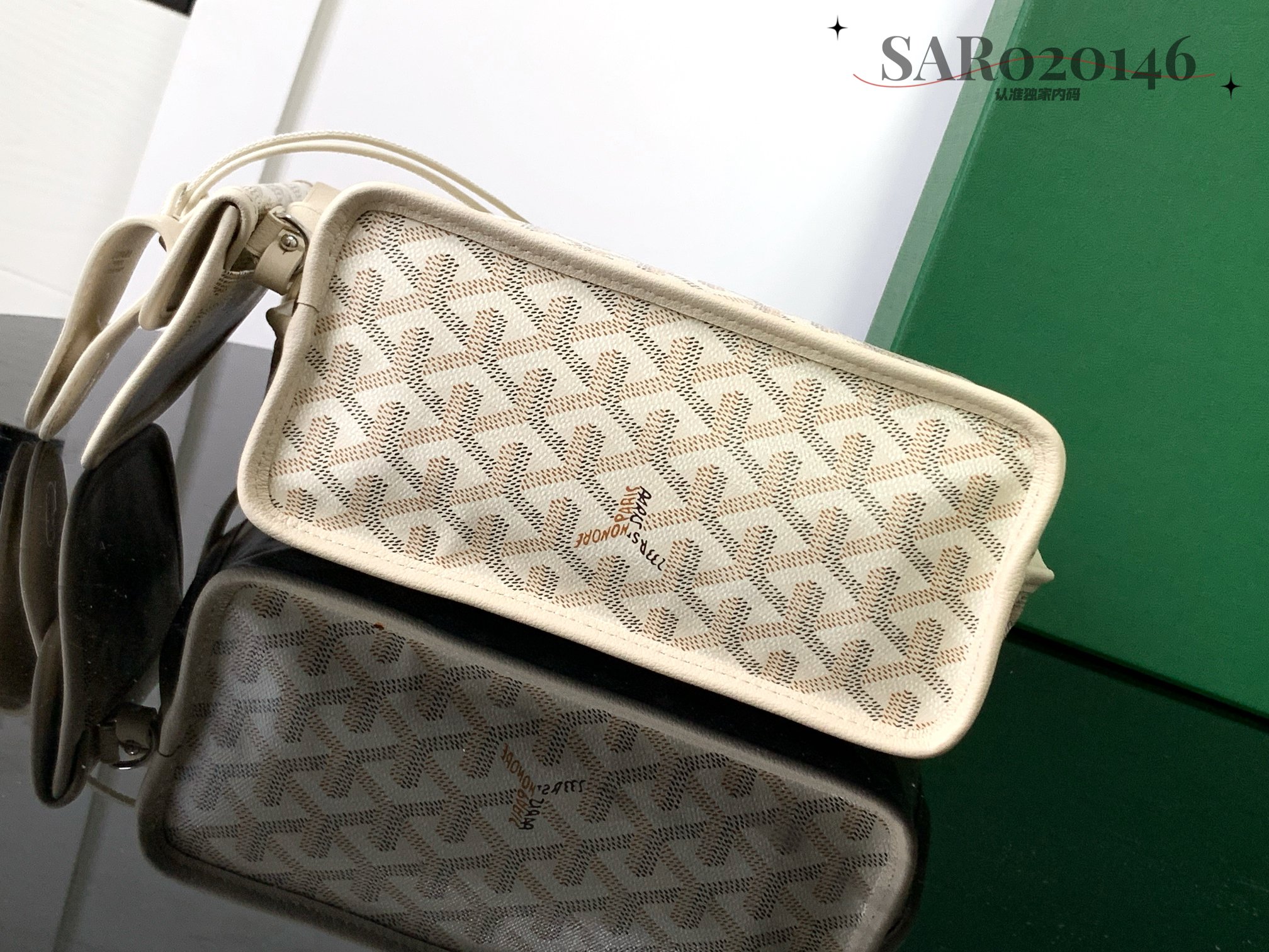 Goyard Angers Women's Handbag in White PVC Plastic