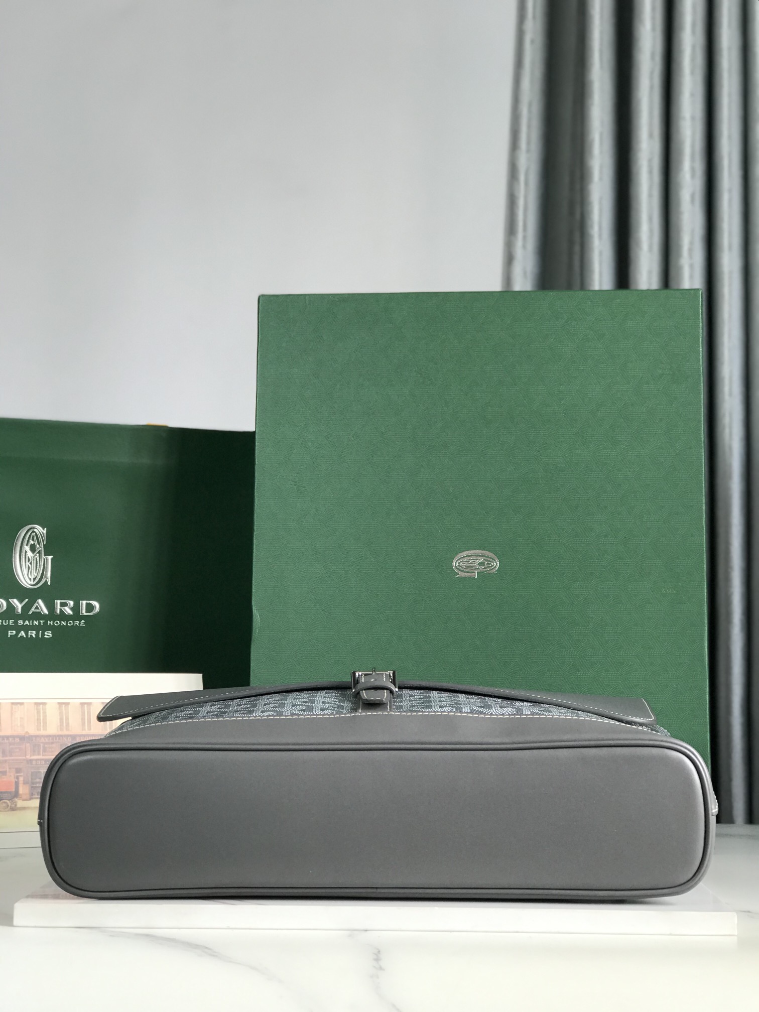 Goyard Pre-Owned 2023 Citadin two-way Bag |black gray