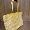 Goyard yellow Goyardine Coated Canvas and Leather Artois MM Tote | eBay