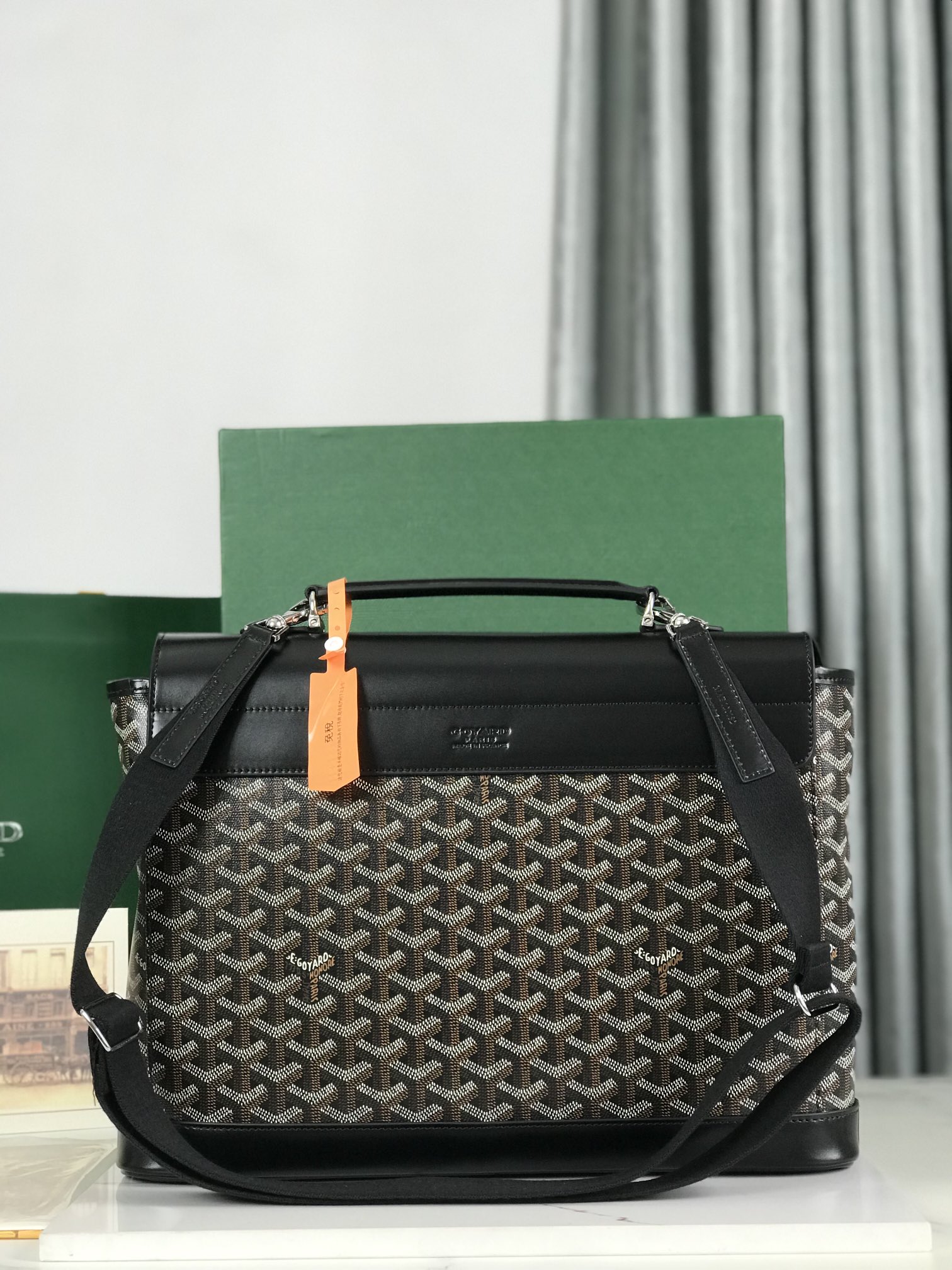 Goyard Goyardine Citadin - Black Handle Bags, Handbags - GOY48250