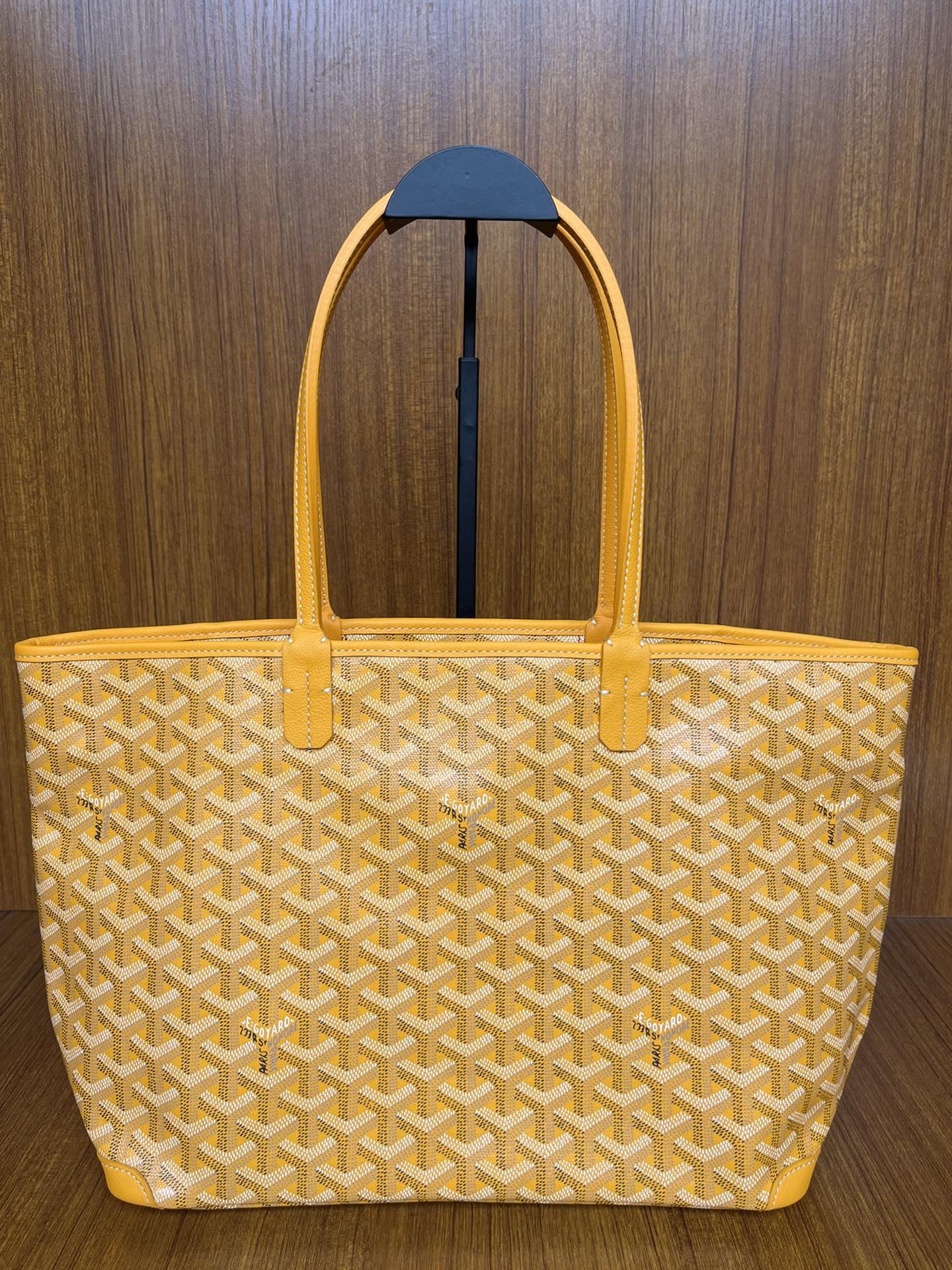 Goyard yellow Goyardine Coated Canvas and Leather Artois MM Tote | eBay