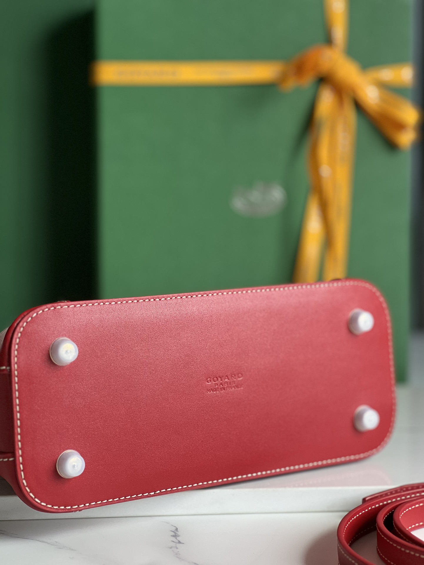 GOYARD Goyardine Mini Vendome Red 1491442 |