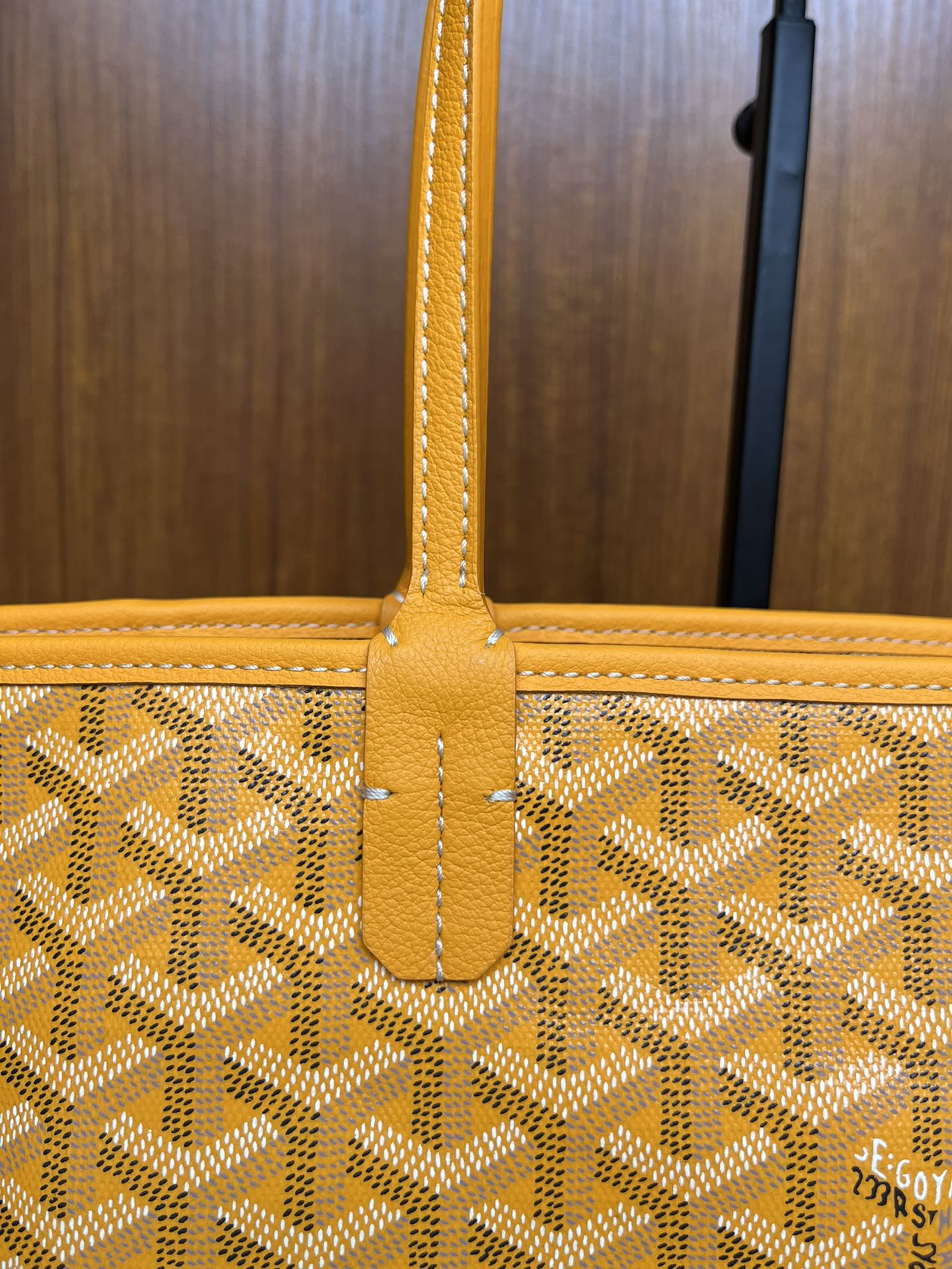 Goyard yellow Goyardine Coated Canvas and Leather Artois MM Tote | eBay