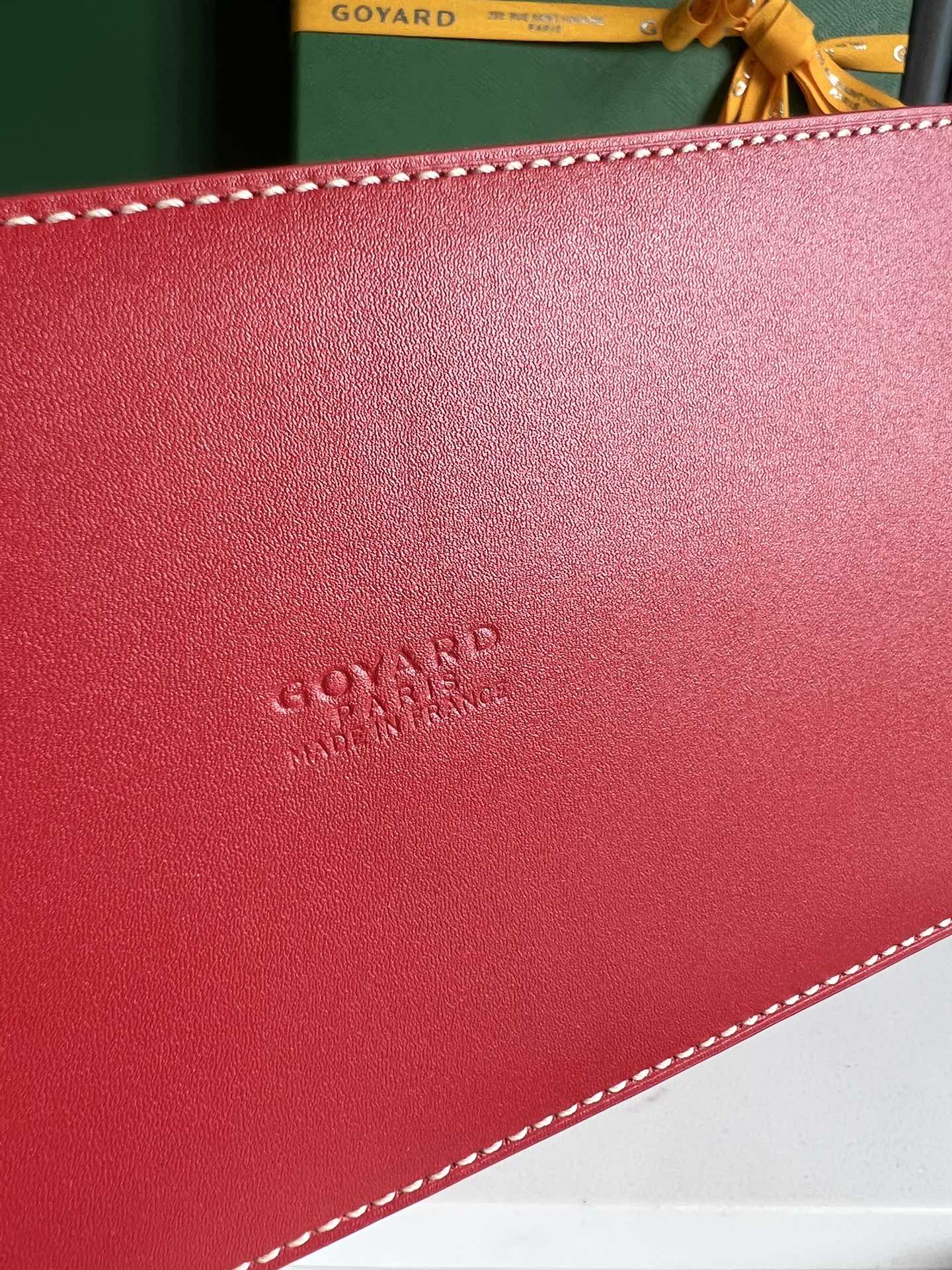 GOYARD Goyardine Mini Vendome Red 1491442 |