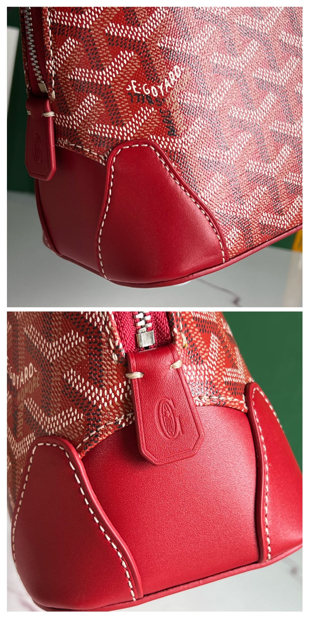 GOYARD Goyardine Mini Vendome Red 1491442 |