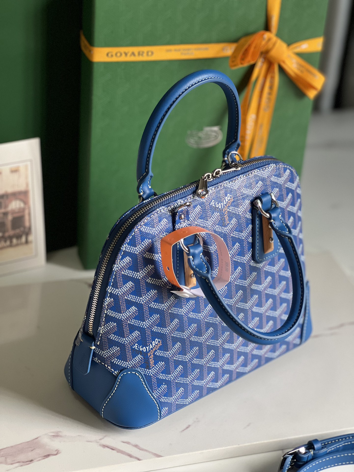Goyard Blue VENDOME Mini Tote Bag aa50977