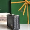 Goyard black Coated Canvas and Leather Minaudiere