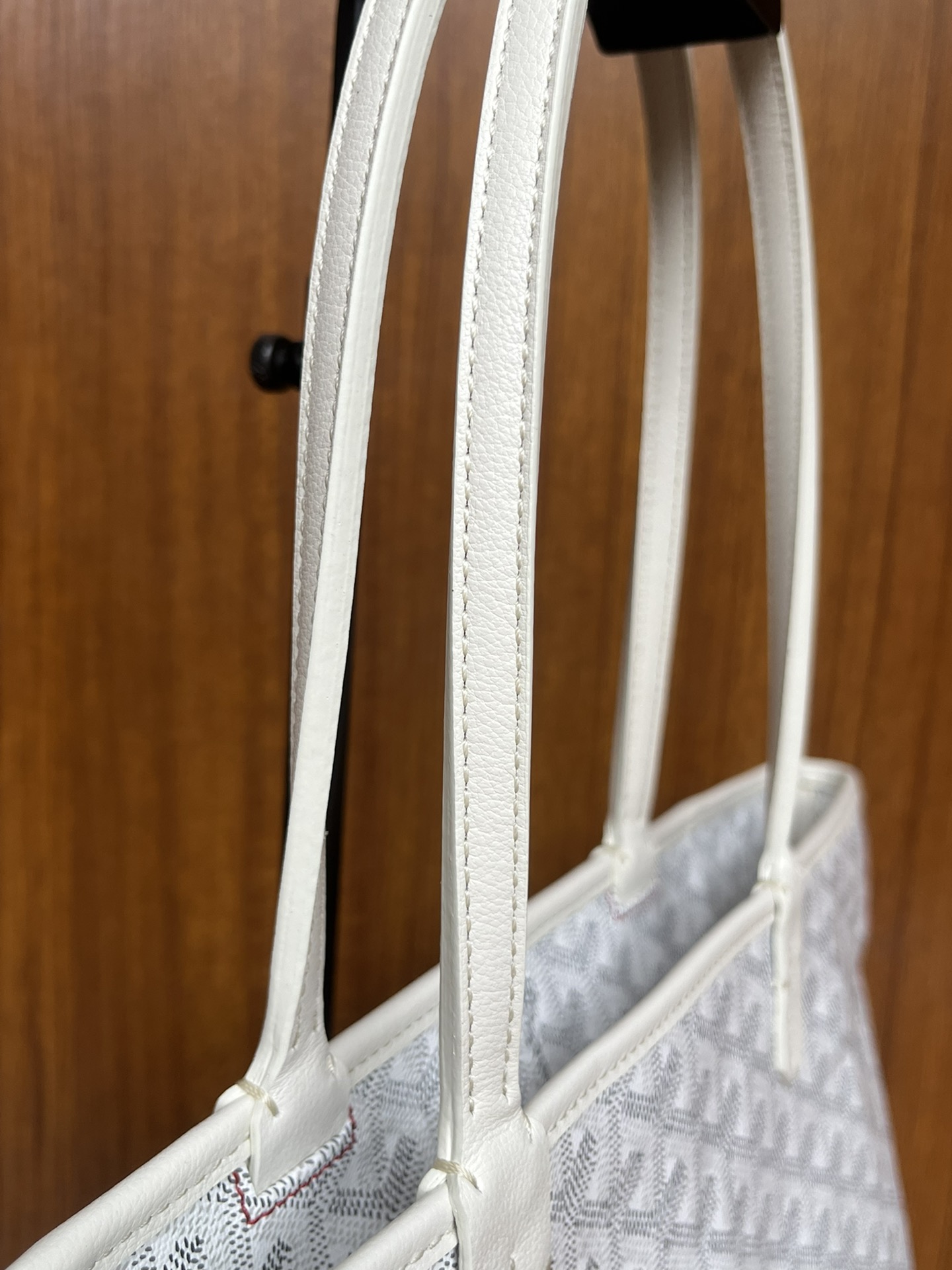 Goyard White Goyardine Coated Canvas and Leather Artois MM Tote | eBay