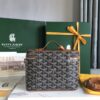 Goyard Brown  Goyardine Muse Vanity Case Cloth Cloth
