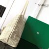 Goyard White Goyardine Coated Canvas and Leather Saint Louis PM Tote Goyard