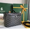 Goyard Black Goyardine Muse Vanity Case Cloth Cloth