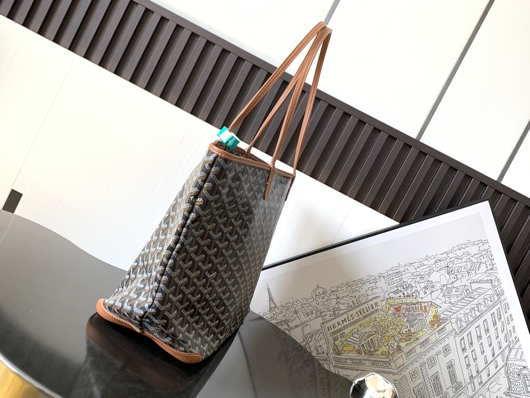 FWRD Renew Goyard Saint Louis PM Tote Bag in Black