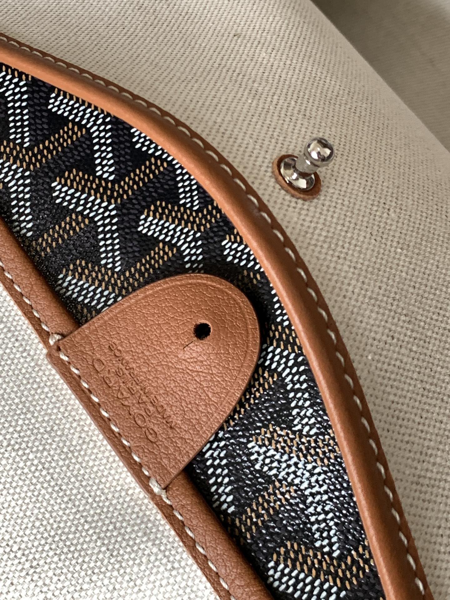FWRD Renew Goyard Saint Louis PM Tote Bag in Black