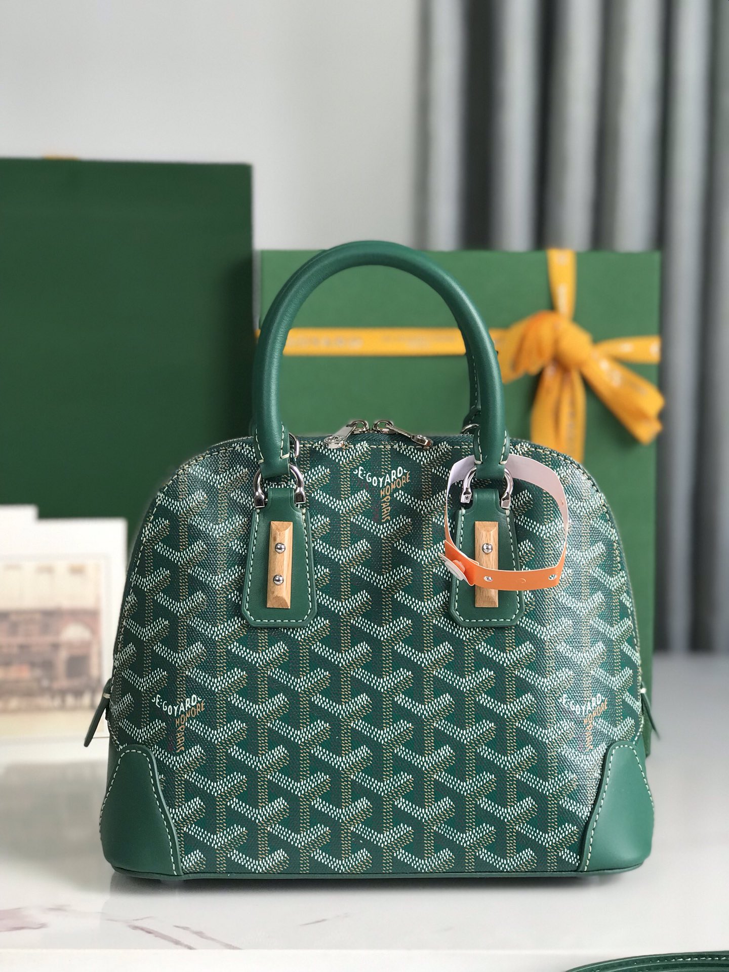 GOYARD Goyardine Mini Vendome Green 1391455 |