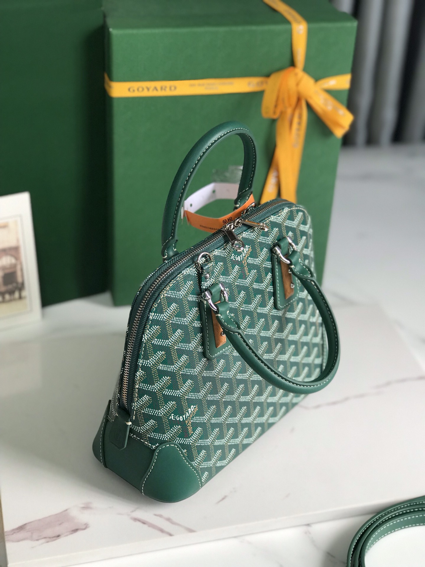 GOYARD Goyardine Mini Vendome Green 1391455 |