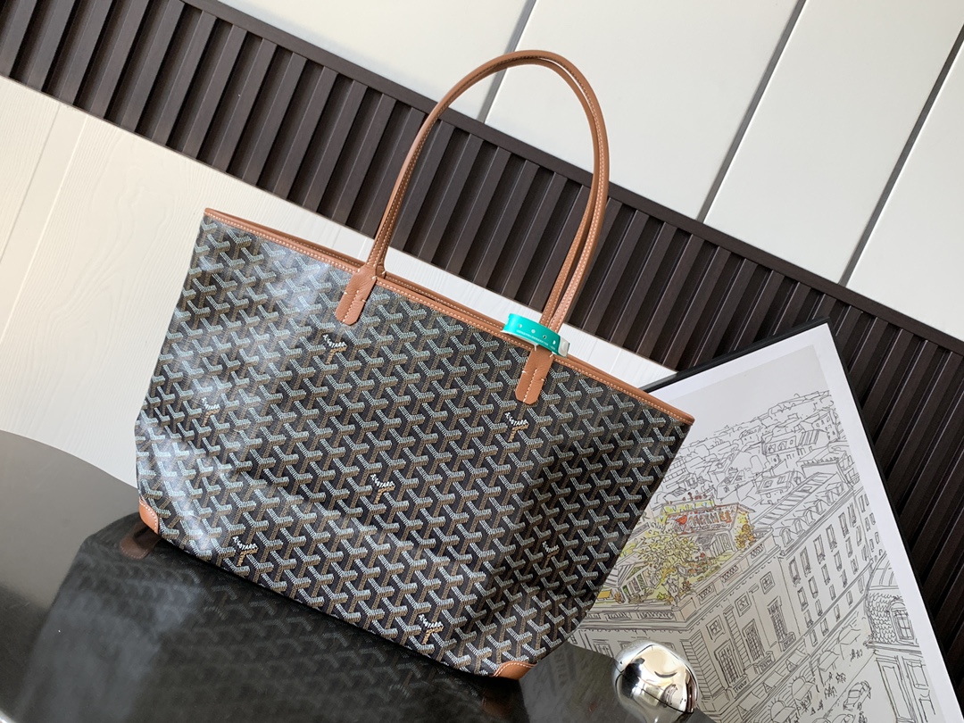 FWRD Renew Goyard Saint Louis PM Tote Bag in Black