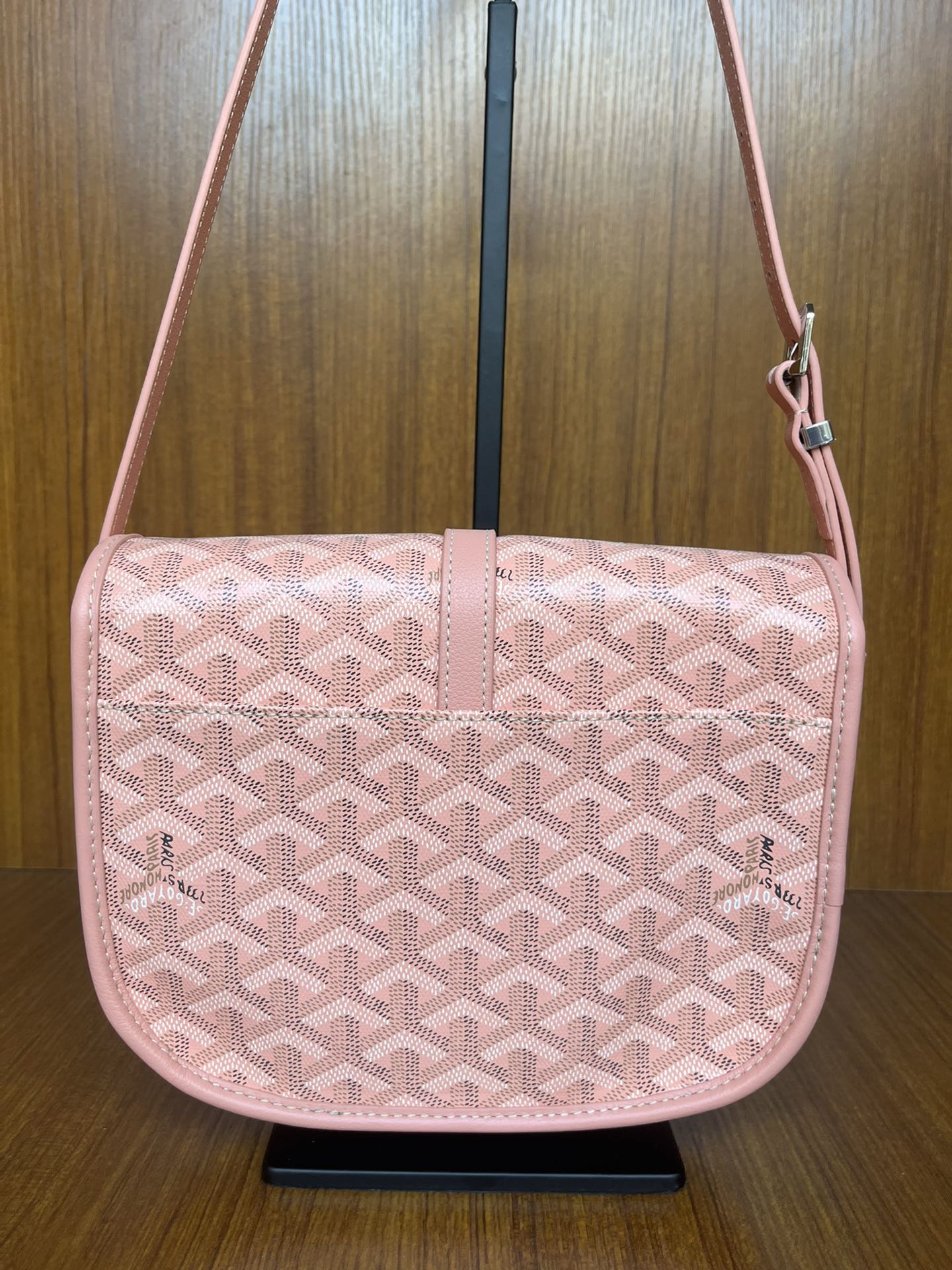 GOYARD Goyardine Belvedere II PM Messenger Bag Pink 1171922