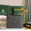 Goyard Black Goyardine Muse Vanity Case Cloth Cloth