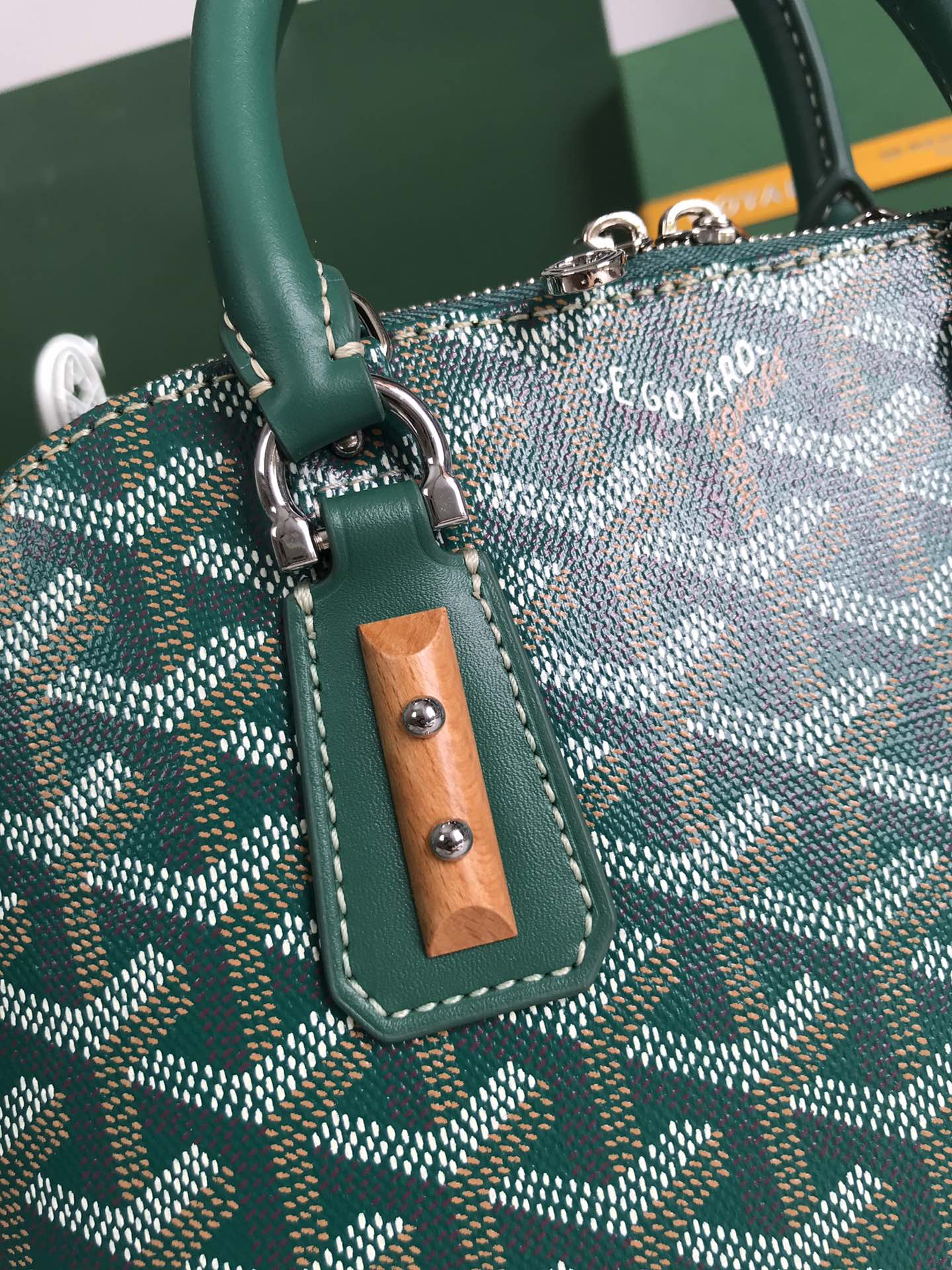 GOYARD Goyardine Mini Vendome Green 1391455 |