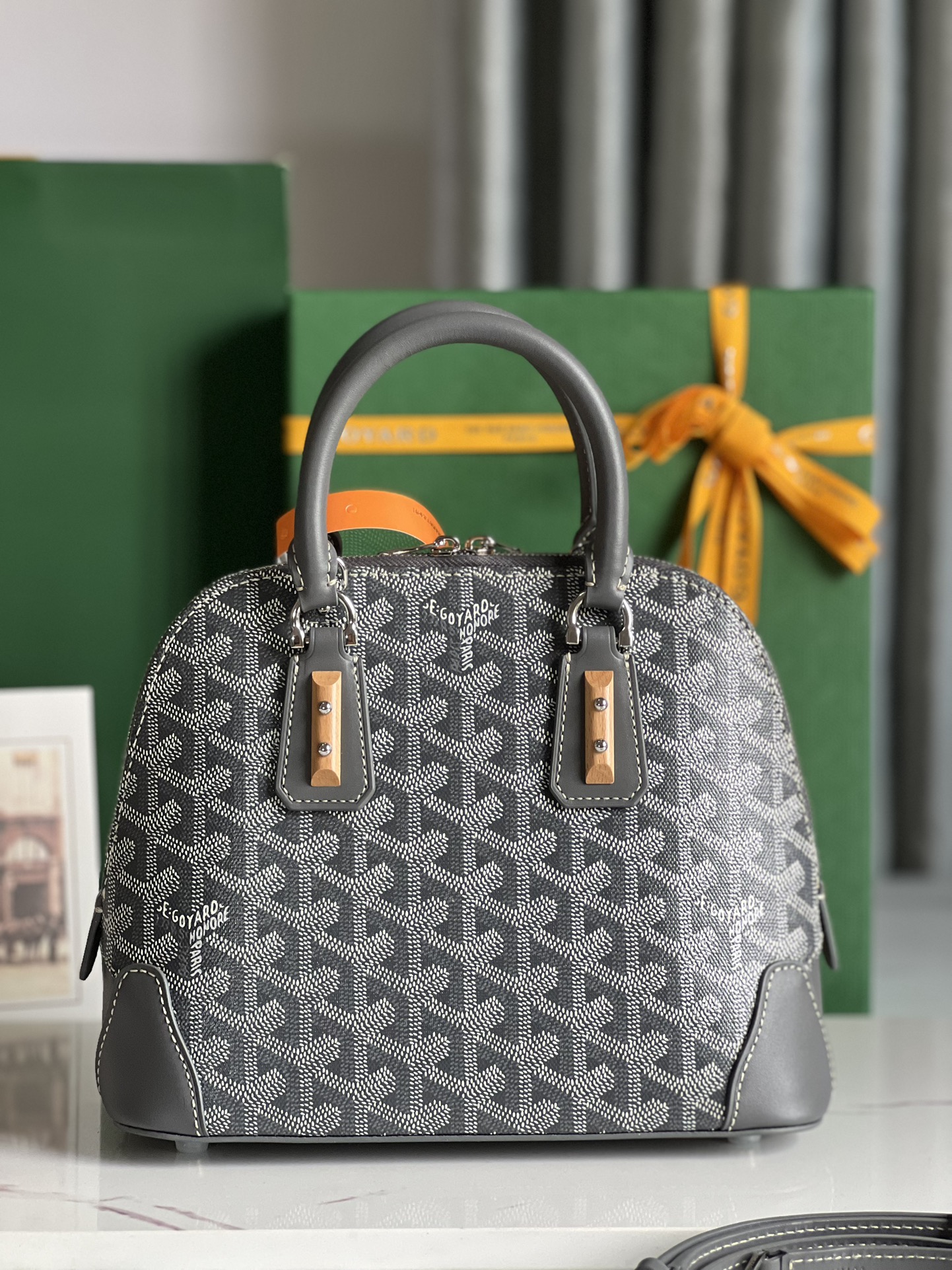 GOYARD Goyardine Mini Vendome Grey 1672266 |