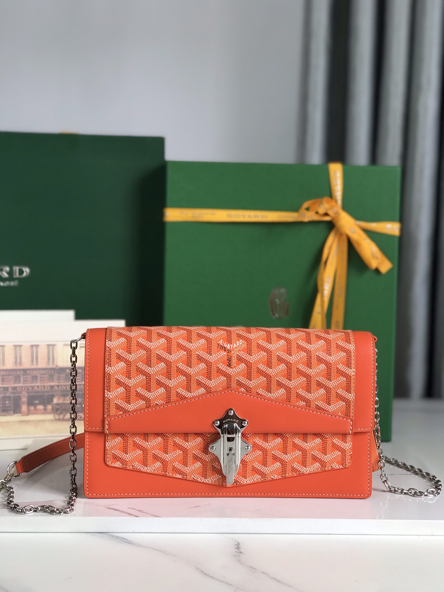 Goyard Duchesse Marie-Caroline Bag orange
