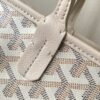 Goyard Goyardine Sand Artois PM Tote Palladium Hardware