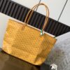 Goyard Goyardine Yellow Artois PM Tote Bag Palladium Goyard