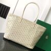 Goyard Goyardine Sand Artois PM Tote Palladium Hardware