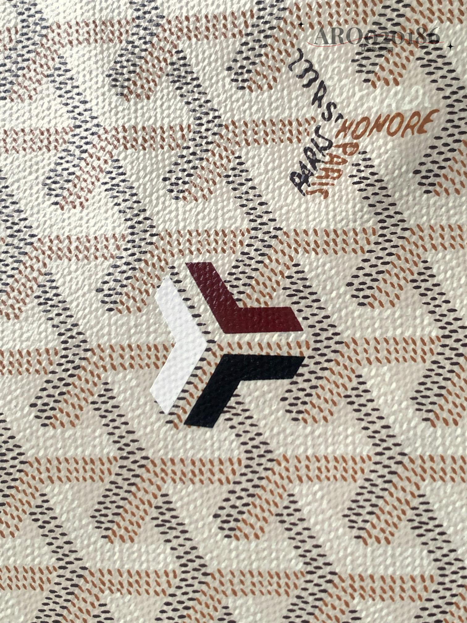 Goyard Goyardine Sand Artois PM Tote Palladium Hardware