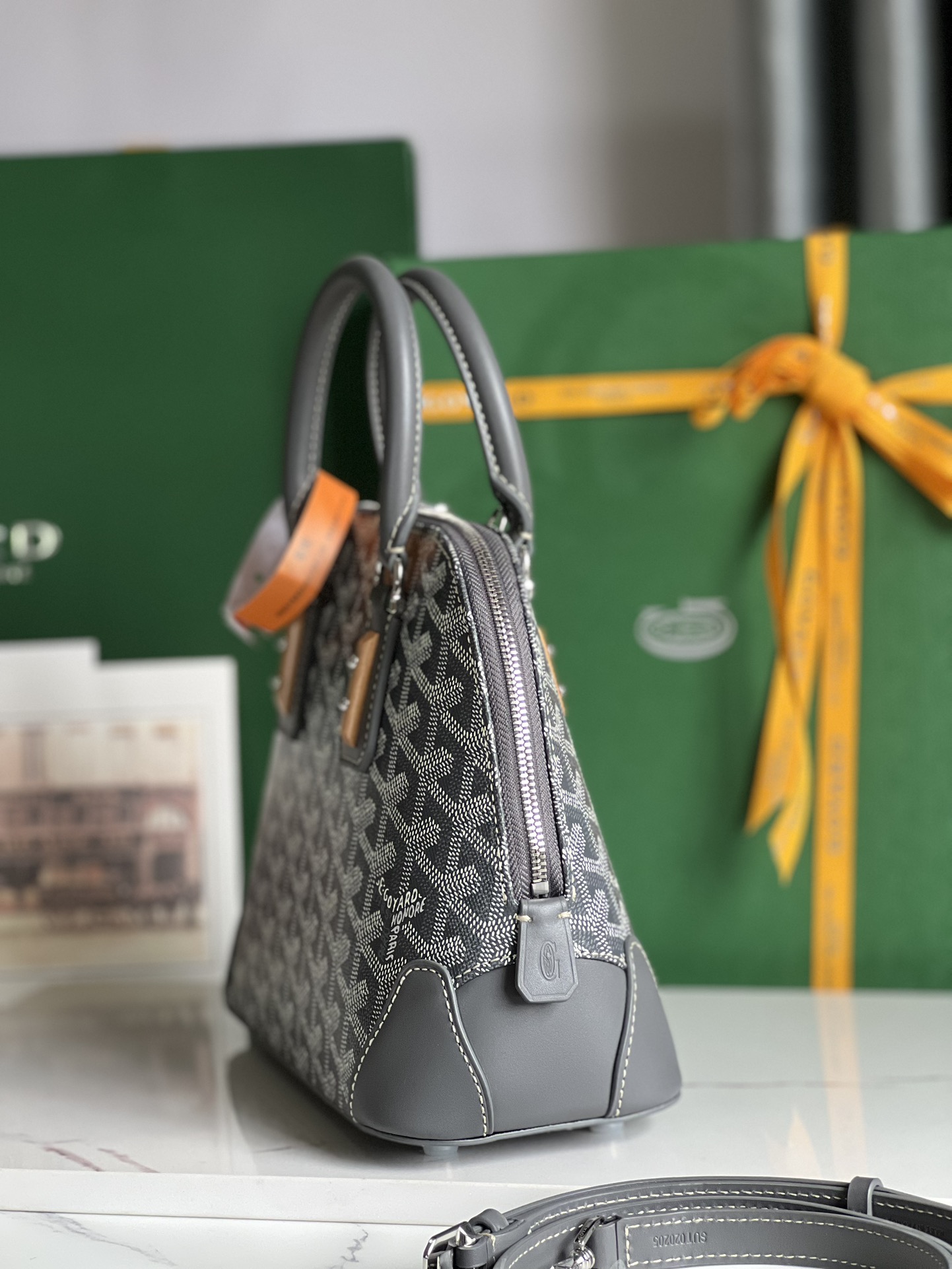 GOYARD Goyardine Mini Vendome Grey 1672266 |