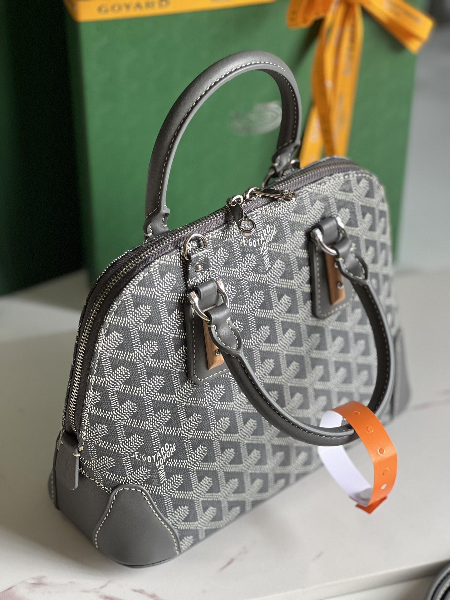 GOYARD Goyardine Mini Vendome Grey 1672266 |