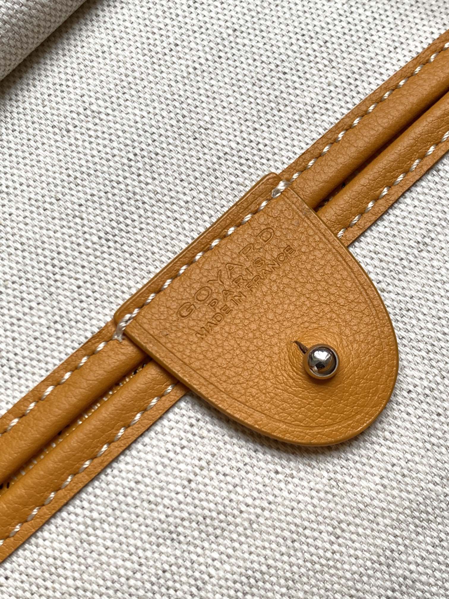 Goyard Goyardine Yellow Artois PM Tote Bag Palladium Goyard