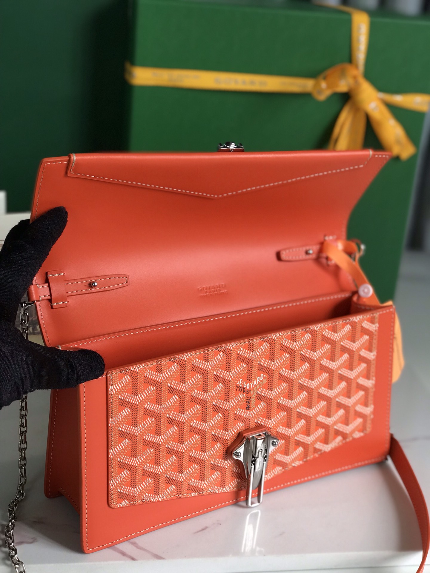 Goyard Duchesse Marie-Caroline Bag orange