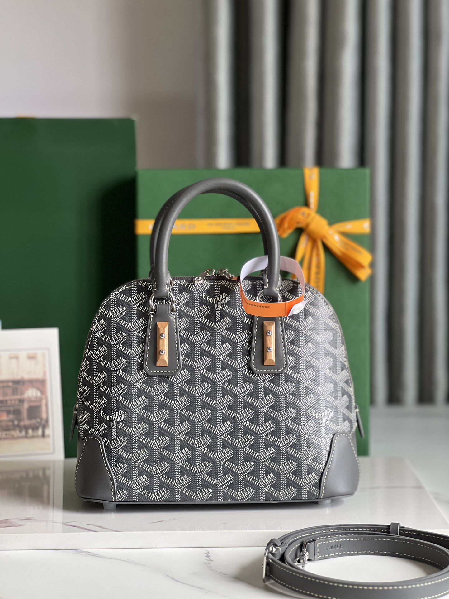 GOYARD Goyardine Mini Vendome Grey 1672266 |