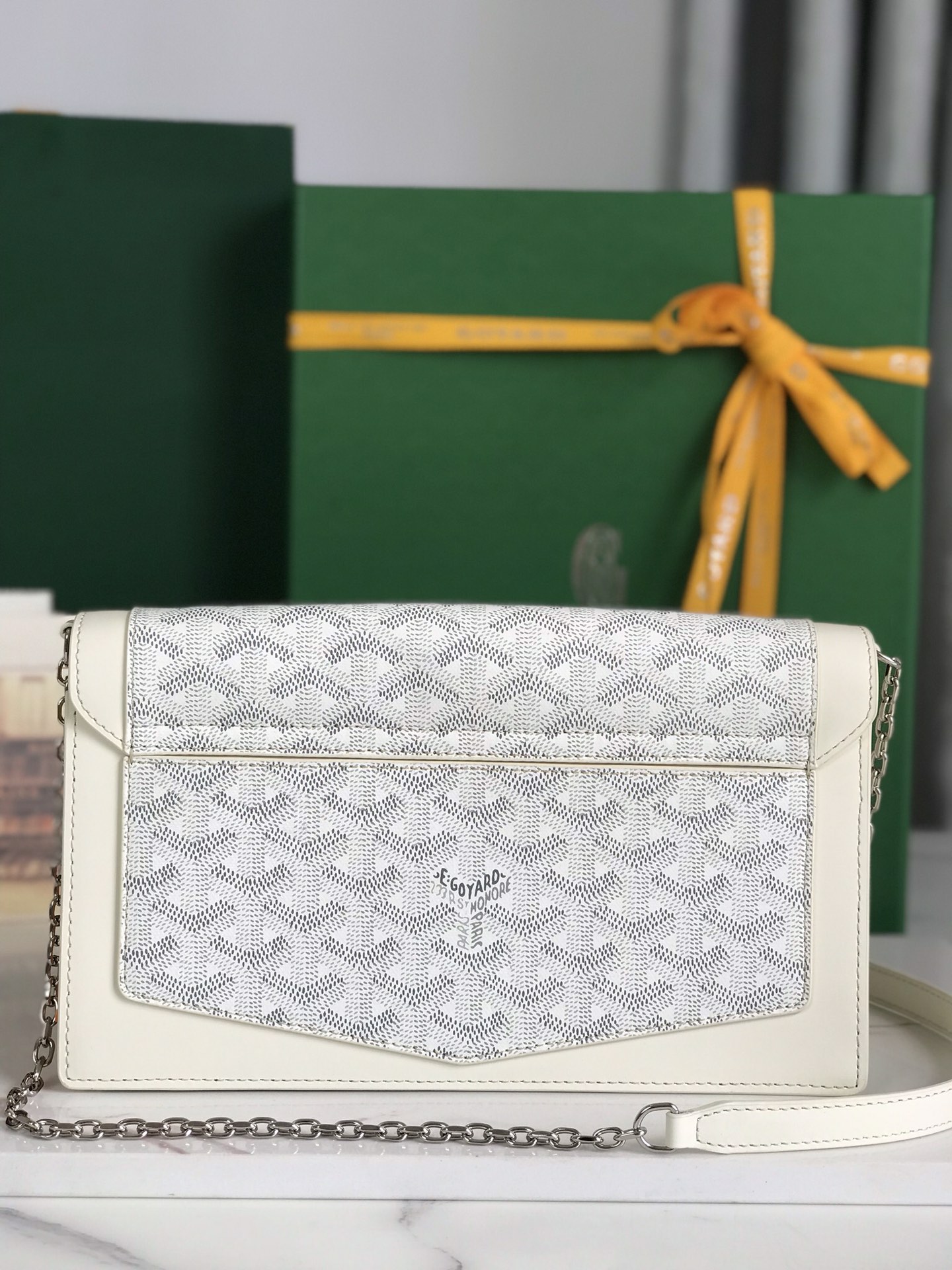 Goyard Duchesse Marie-Caroline Bag white