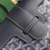 Goyard Blue Mini Goyardine Saigon Souple Dark blue Pony-