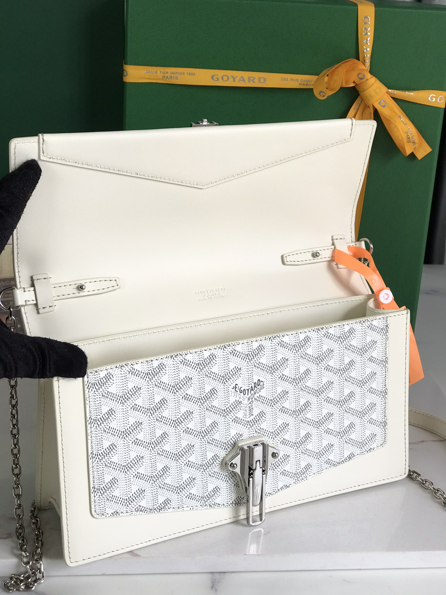 Goyard Duchesse Marie-Caroline Bag white