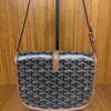 GOYARD Goyardine Belvedere II PM Messenger Bag Black Gold 1365915