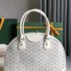 GOYARD Goyardine Saint Jeanne MM Bowler White